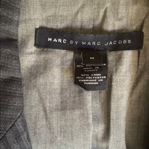 Marc by Marc Jacobs Grey Pin Striped Blazer - Picture 6 of 8